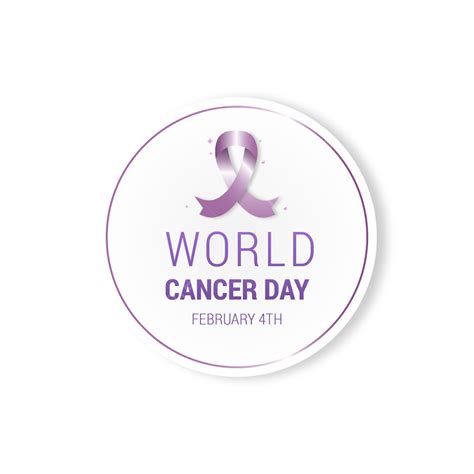 World Cancer Day Vector Art Png World Cancer Day Isolated On