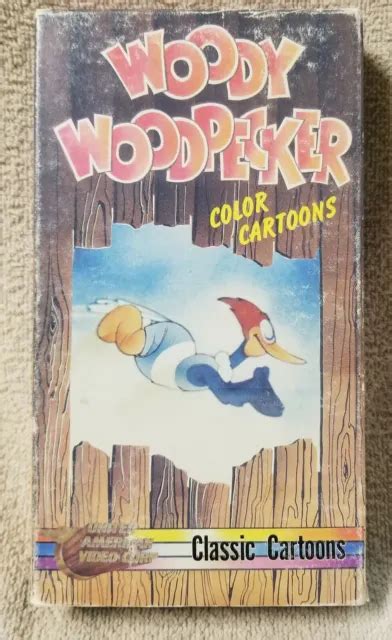 WOODY WOODPECKER VHS Video Tape UAV 1987 Vintage Classic Cartoons MAX