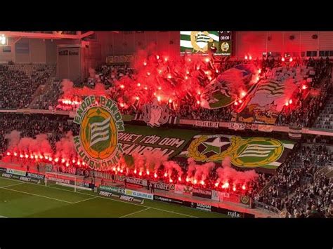 Hammarby H Cken Tifo Pyro Youtube