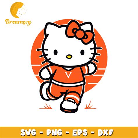 Hello Kitty Sports SVG Design for Cheer Fans – DreamSVG Store