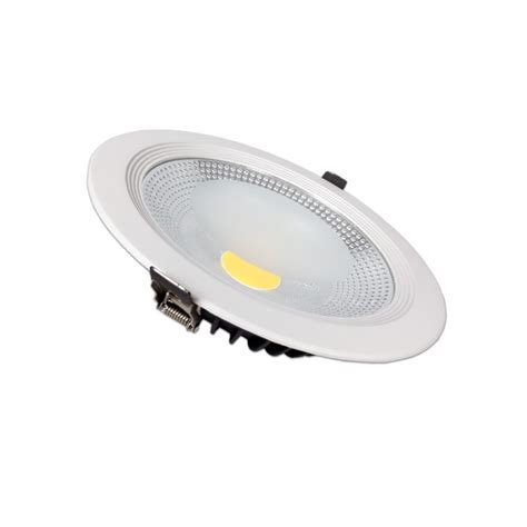 Downlight led 30W acabado en blanco luz cálida neutra o blanca