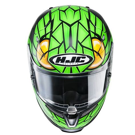 Motorcycle Helmet Hjc Full Rpha Plus Jorge Lorenzo Green Mamba Mc