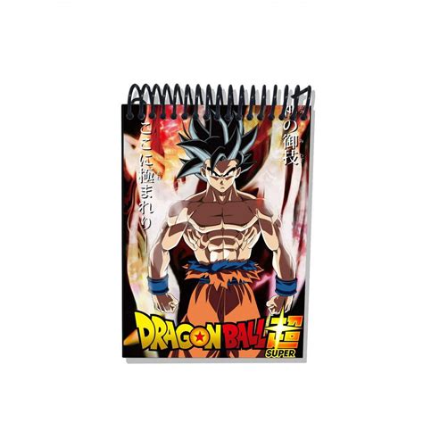 Caderneta Capa Dura Anime Dragon Ball Super Goku Shopee Brasil