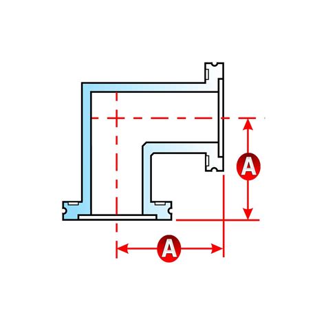 Product Image 1 Elbow Mitered 90 Degrees Short NW 80 Vacuum Fittings