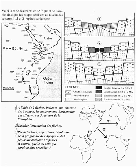 Activit Interne Du Globe La Tectonique Des Plaques En Me