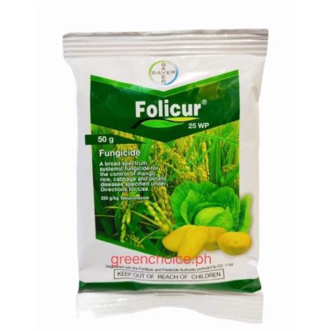 FOLICUR BROAD SPECTRUM FUNGICIDE 50G Lazada PH