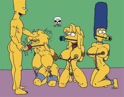 Bart Simpson And Lisa Simpson Oral Ring Gag Bondage