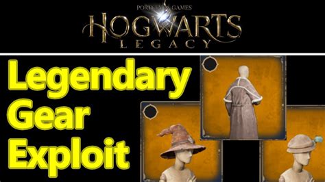 Hogwarts Legacy Legendary Gear Exploit MISSABLE Secret Armor Sets For