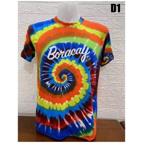 Boracay Tie Dye Souvenir Shirts Freesize Lazada Ph