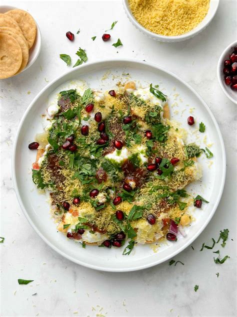 Dahi Papdi Chaat Recipe Indian Veggie Delight