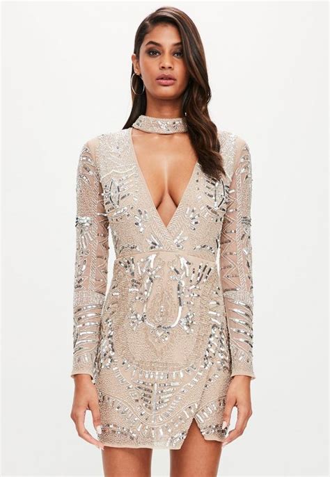 Sukienka Bogato Zdobiona Missguided Asos Xs