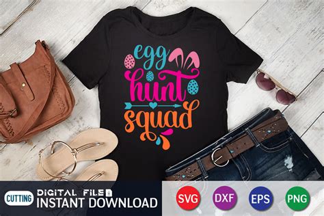 Egg Hunt Squad Svg By Funnysvgcrafts Thehungryjpeg