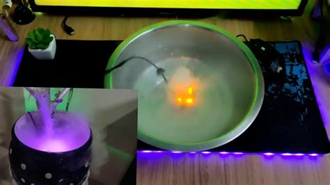 Color Changing Ultrasonic Mist Maker Fogger Ang Water Fountain