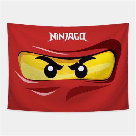 Ninjago Eyes Red Ninja Fanart Fanmade By Kaitokid Tapestry Fan Art