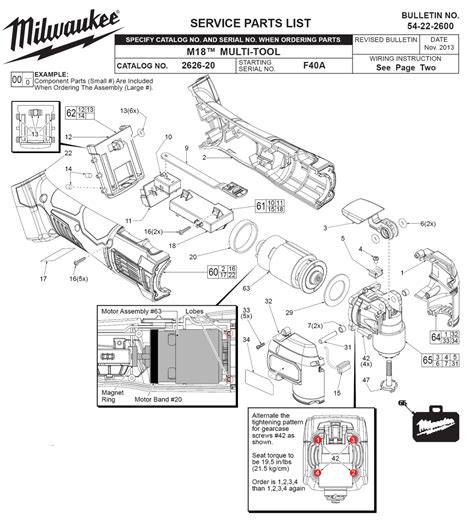 Milwaukee Pole Saw M18 Parts Diagram