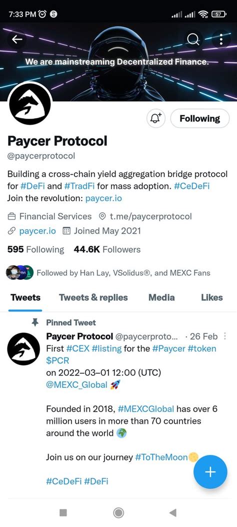 Mexc Updates On Twitter Mexc Global Ama With Paycerprotocol Pcr