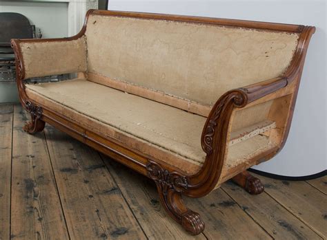 Early 19th Century Mahogany Regency Sofa For Sale At 1stdibs Antique