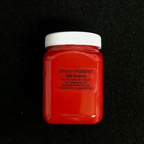 Red Epoxy Pigment Paste 100g