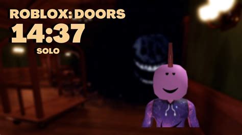 Roblox Doors 14 37 Solo Speedrun Youtube