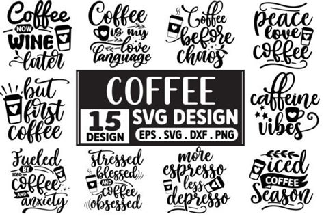 Coffee SVG Bundle Coffee SVG Design Graphic By T Shirt Design Bundle