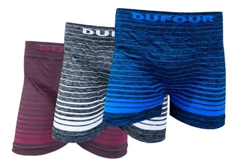 Pack X Boxer Sin Costura Rayado Dufour Art Mercadolibre