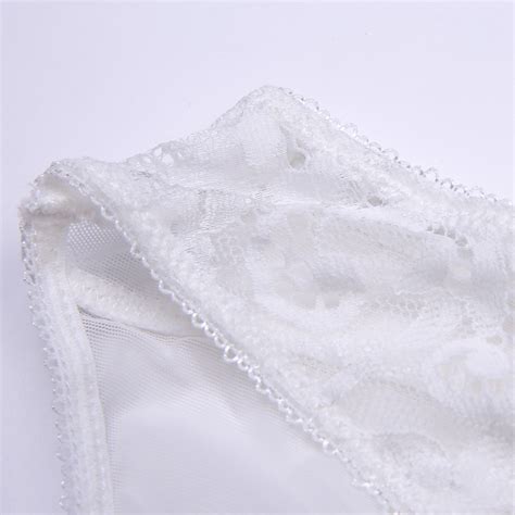 Dropshipping Varsbaby Sexy Half Cup Lingerie Set Piece Bra Panties Garter Stockings V