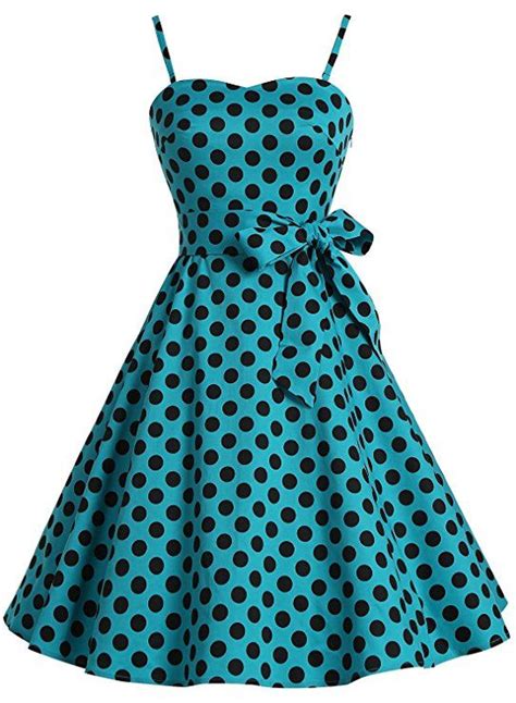 Bbonlinedress Vintage 50s 60s Retro Rockabilly Cocktailkleid Mit