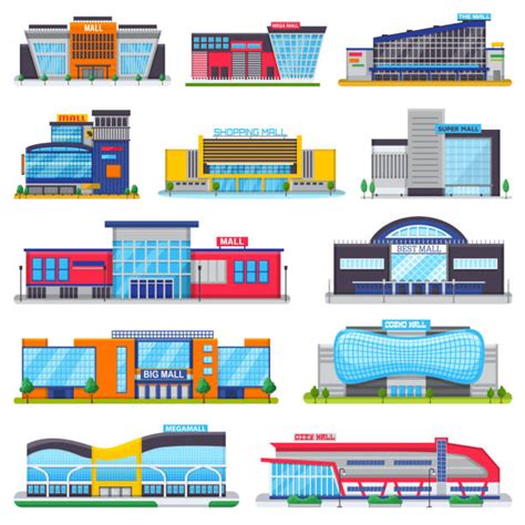 mall building clipart