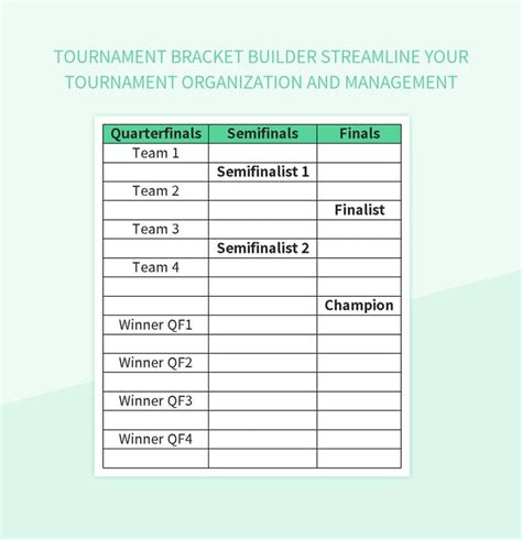 Free Tournament Bracket Templates For Google Sheets And Microsoft Excel ...