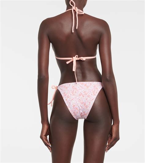 Muskmelon Bay Triangle Bikini Bottoms In Pink Heidi Klein Mytheresa