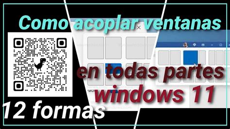 Como Acoplar Las Ventanas En Windows Youtube