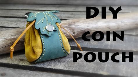 How To Make A Leather Coin Pouch Diy Drawstring Pouch Dice Pouch