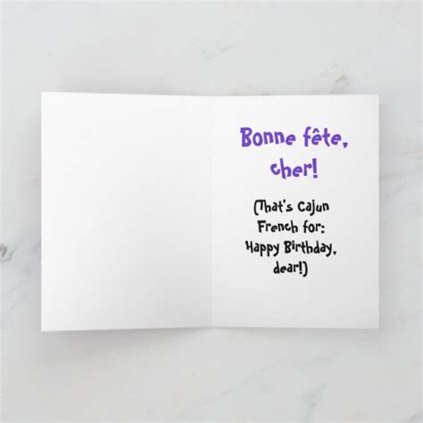 Cajun Crawfish Happy Birthday Card Zazzle