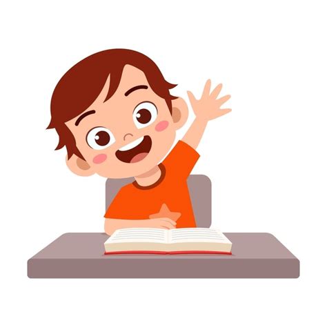 2,026 Cartoon Boy Raises Hand Up Royalty-Free Photos and Stock Images ...