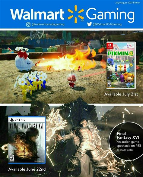 Walmart July August Gaming Catalogue Flyer From July 6