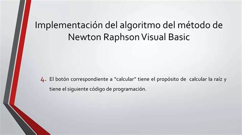 Método de newton raphson Metodos Numericos PPT