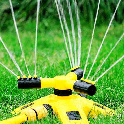 Automatic Watering Lawn Garden Sprinkler 360 Degree Round Rotary 5