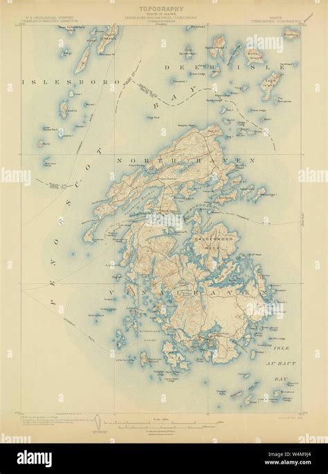 Maine Usgs Historical Map Vinalhaven 306829 1904 62500 Restoration