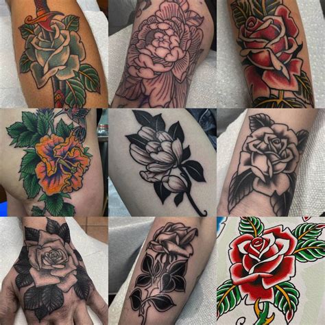 NeoTraditional Flower Tattoo Ideas and Artist Toronto ON