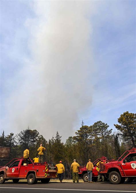 Fast Moving Wildfire Spreads Across Acres In New Jersey