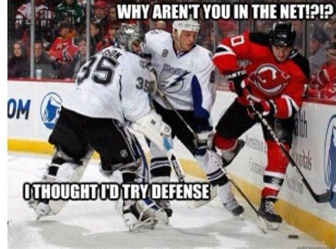 Funny Hockey Goalie Quotes - ShortQuotes.cc