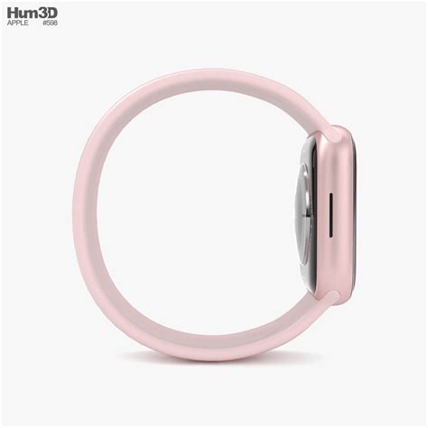 Apple Watch Series 9 41mm Pink Aluminum Case with Solo Loop 3D model ...