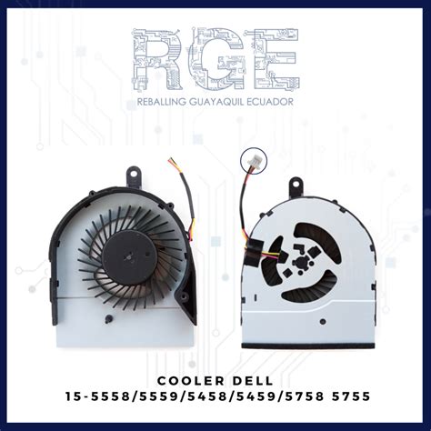 FAN COOLER DE LAPTOP DELL 15 5555 5558 5559 Reballing Guayaquil