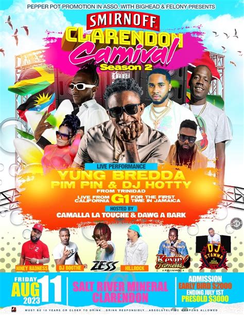 CLARENDON CARNIVAL First In Line Entertainment Ltd