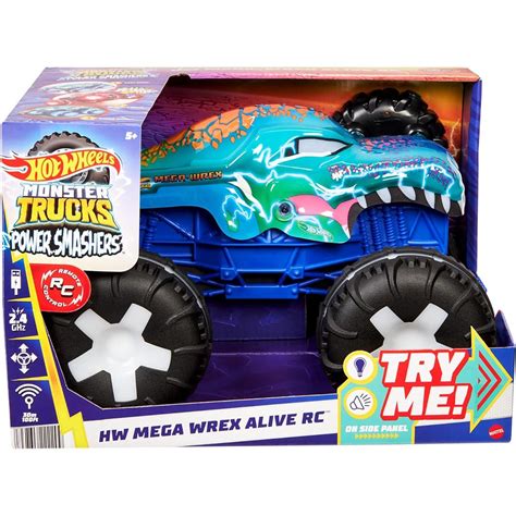 Hot Wheels Monster Trucks T Vir Ny T S Interakt V Mega Wrex Monster Kisaut Mattel V S Rl S A
