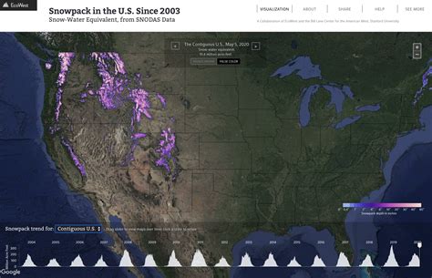 Interactive map shows where there's still snow on the ground in the ...