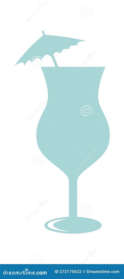 Shape of Cocktail Drinking Glass Stock Vector - Illustration of ...