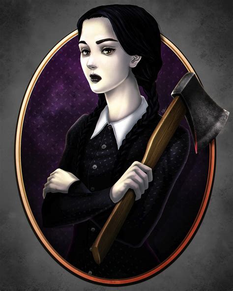 Adult Wednesday Addams by eldridgeque on DeviantArt