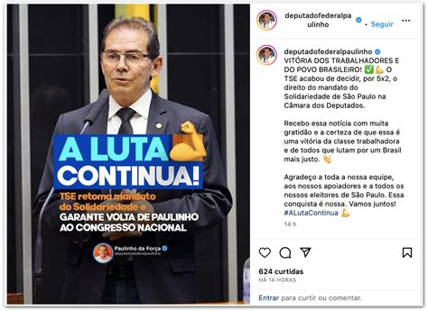 Tse Cassa Mandato De Deputado Por Infidelidade Partid Ria