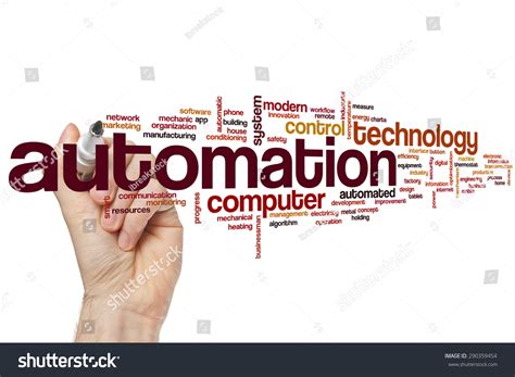 Automation Word Cloud Concept Stock Photo 290359454 Shutterstock